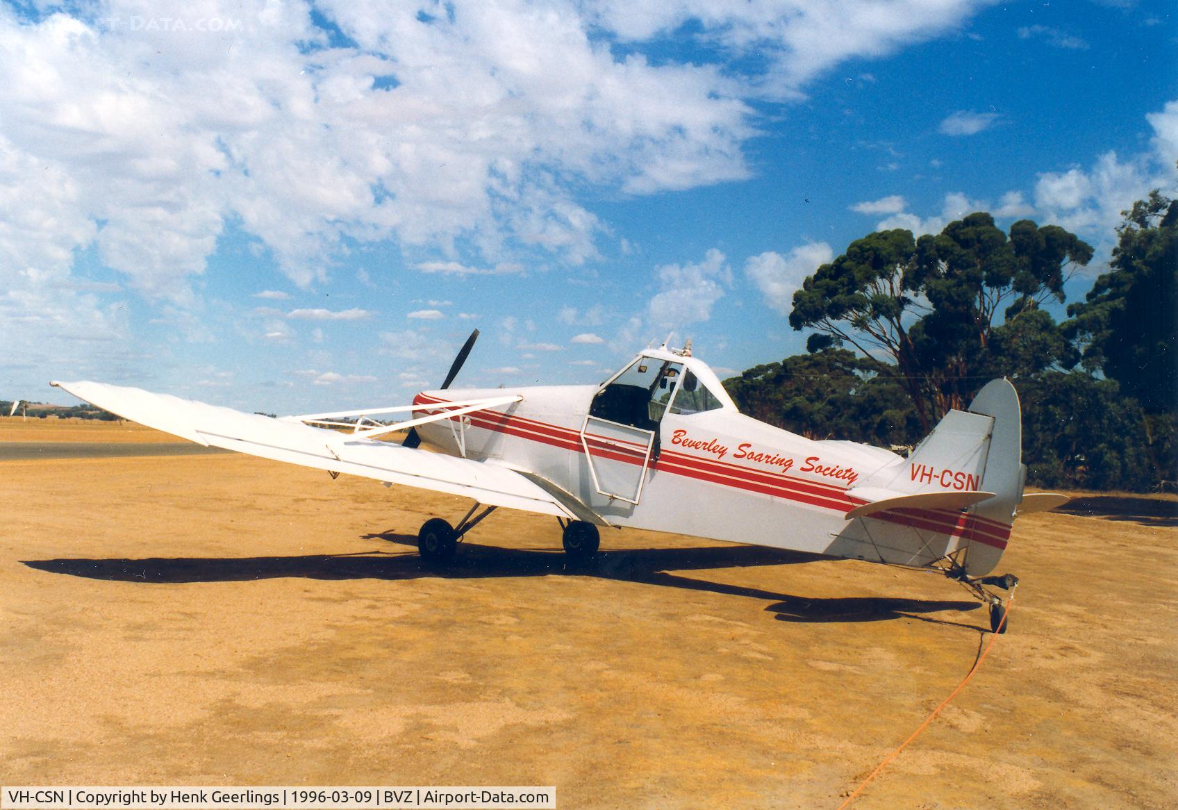 VH-CSN, 1965 Piper PA-25-235 C/N 25-3574, Piper Pawnee , Beverley Soaring Society .Beverley Airfield , WA , nr Perth