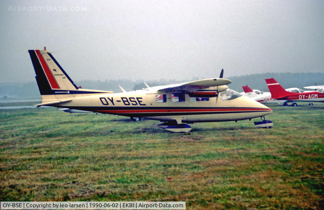 OY-BSE, 1979 Partenavia P-68B C/N 174, Billund DK 2.6.90