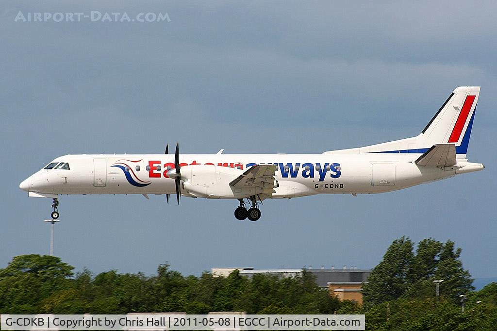 G-CDKB, 1996 Saab 2000 C/N 2000-032, Eastern Airways