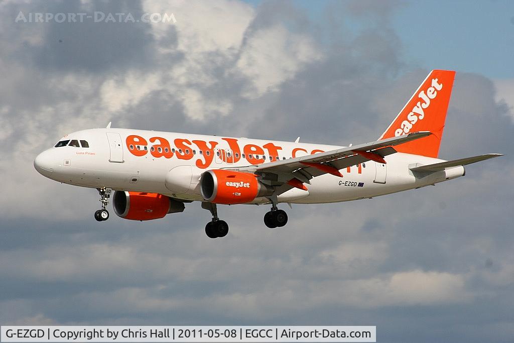 G-EZGD, 2010 Airbus A319-111 C/N 4451, easyJet