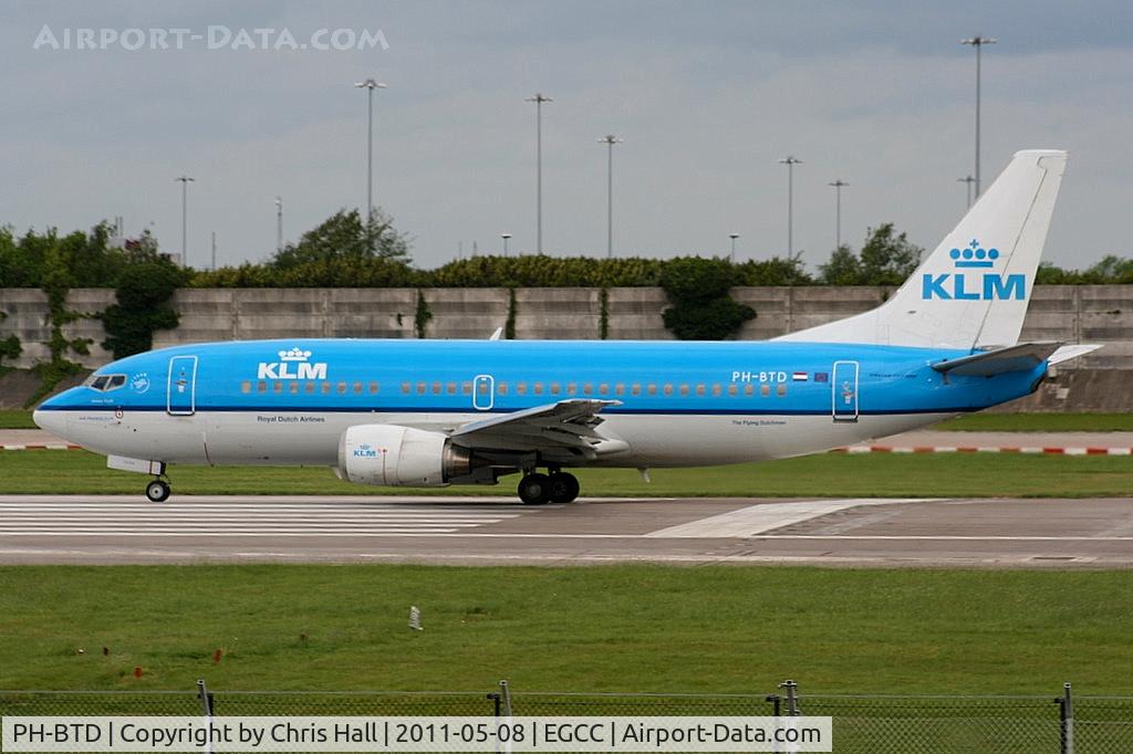 PH-BTD, 1992 Boeing 737-306 C/N 27420, KLM Royal Dutch Airlines