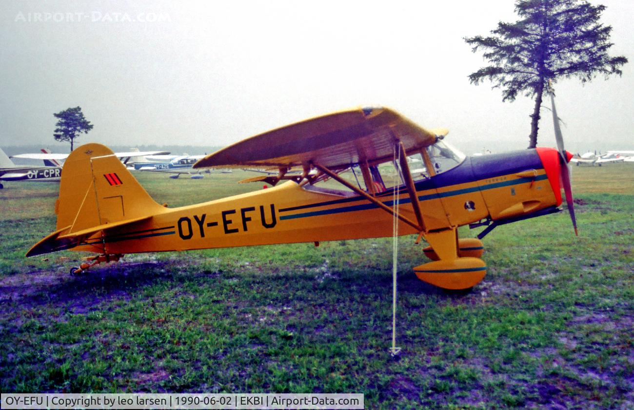 OY-EFU, 1964 Beagle A-61 Terrier 2 C/N B.630, Billund DK 2.6.90