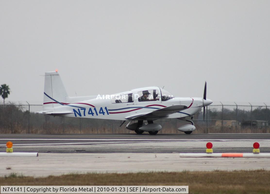 N74141, 1975 Grumman American AA-5B Tiger C/N AA5B-0155, Grumman AA5B