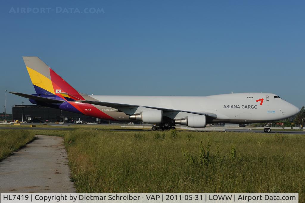 HL7419, 1994 Boeing 747-48EF (SCD) C/N 25781, Asiana Boeing 747-400