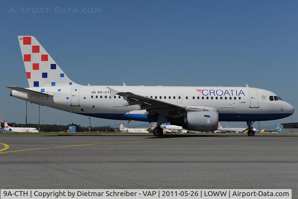 9A-CTH, 1998 Airbus A319-112 C/N 833, Croatia Airlines Airbus 319