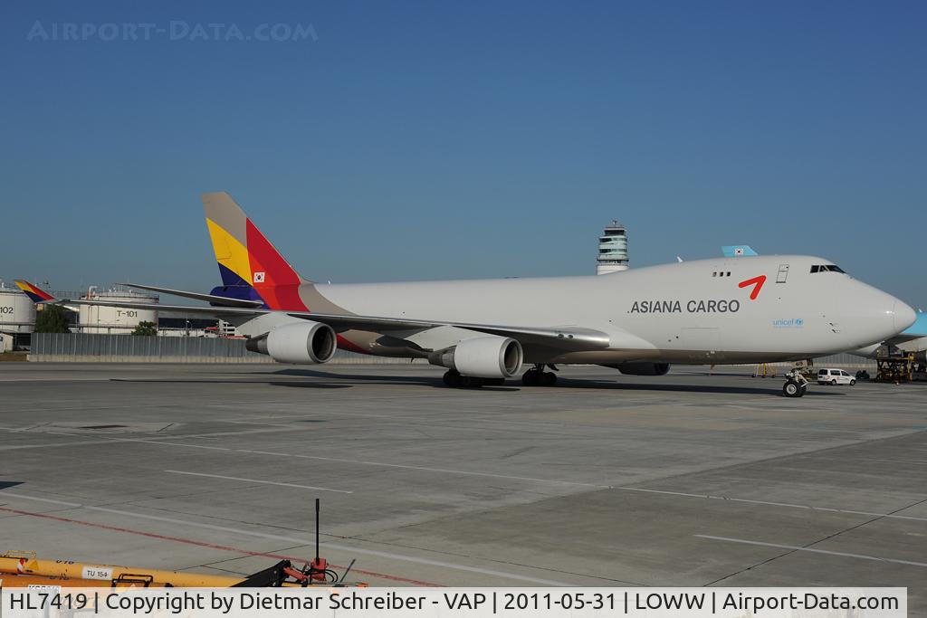HL7419, 1994 Boeing 747-48EF (SCD) C/N 25781, Asiana Boeing 747-400