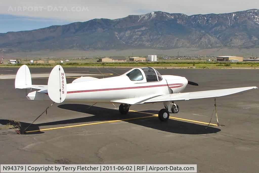 N94379, 1946 Erco 415C Ercoupe C/N 1602, 1946 Engineering & Research 415-C, c/n: 1602 at Richfield UT