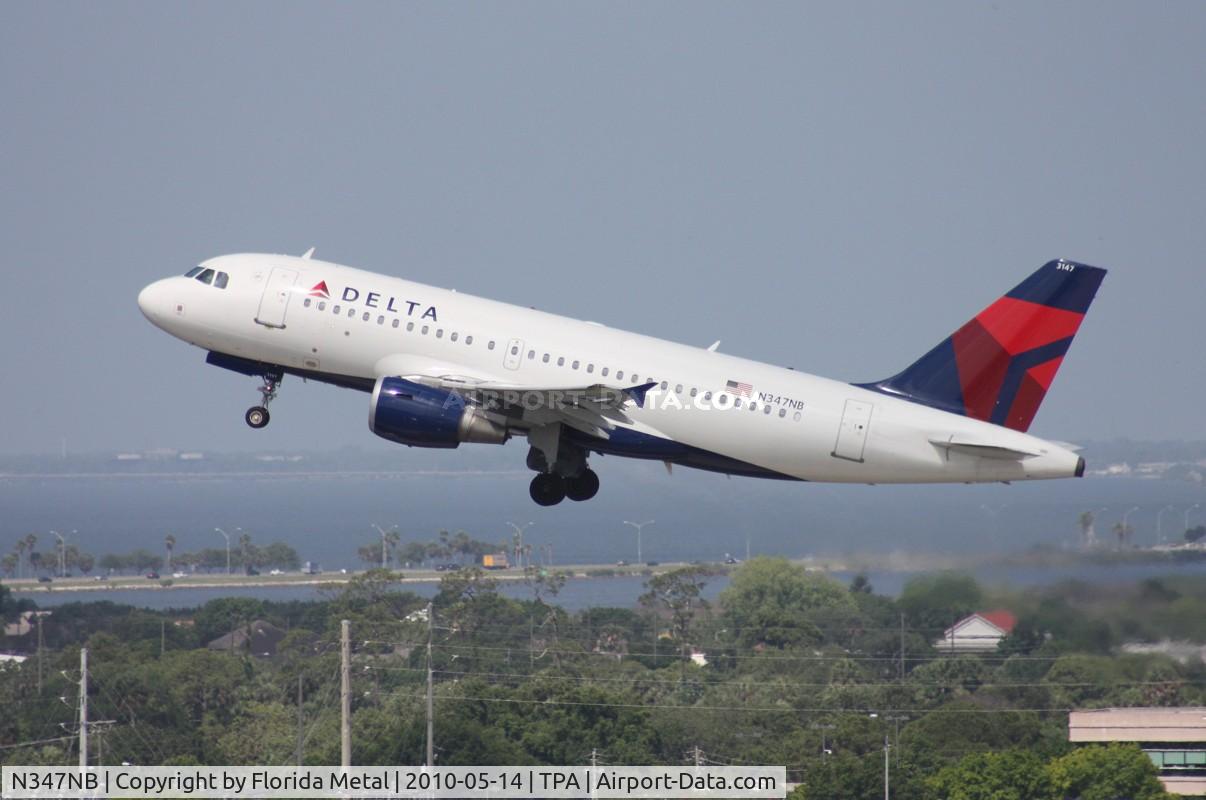 N347NB, 2002 Airbus A319-114 C/N 1800, Delta A319