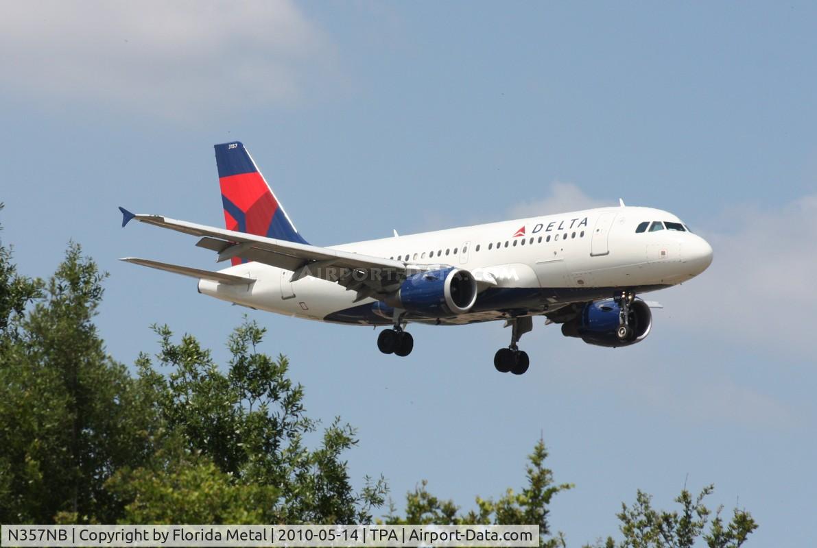 N357NB, 2002 Airbus A319-114 C/N 1875, Delta A319