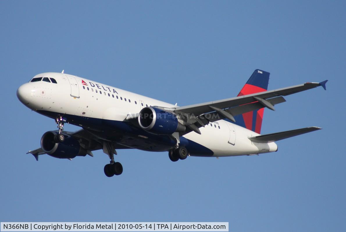 N366NB, 2003 Airbus A319-114 C/N 2026, Delta A319