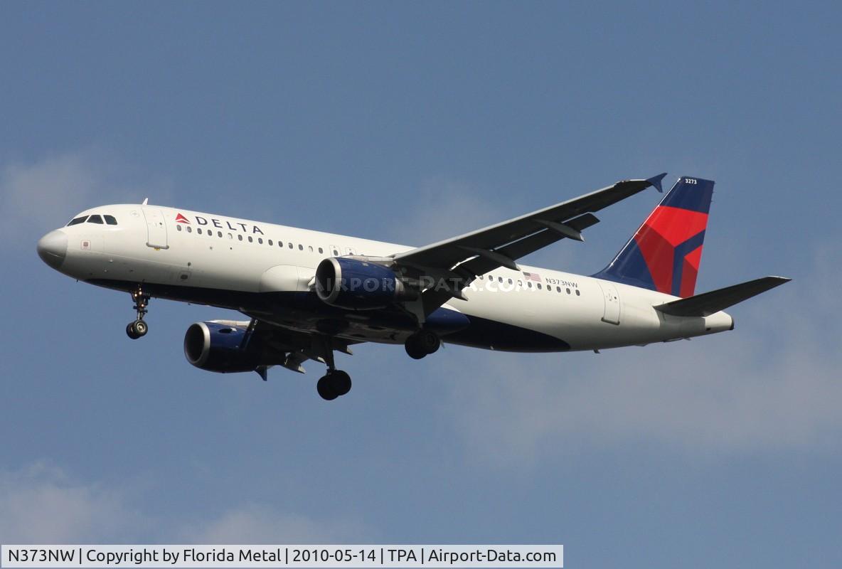 N373NW, 2001 Airbus A320-212 C/N 1641, Delta A320