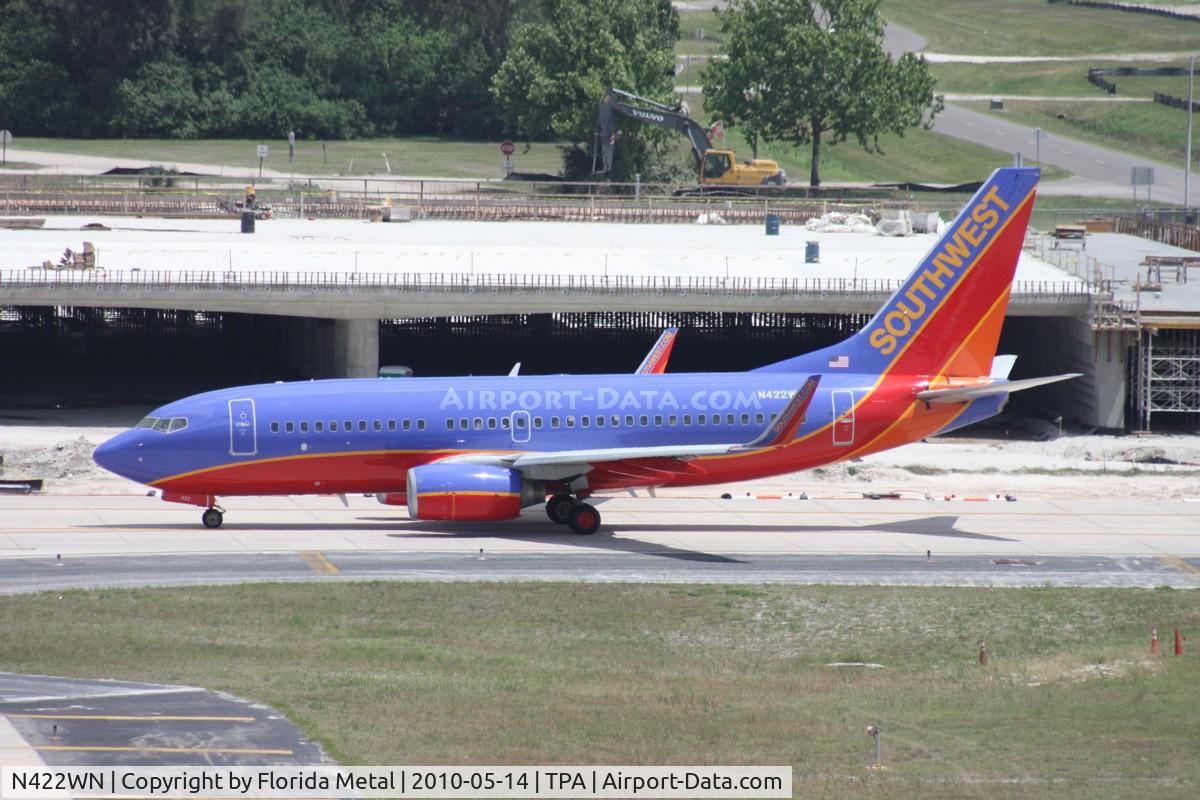 N422WN, 2002 Boeing 737-7H4 C/N 29826, Southwest 737