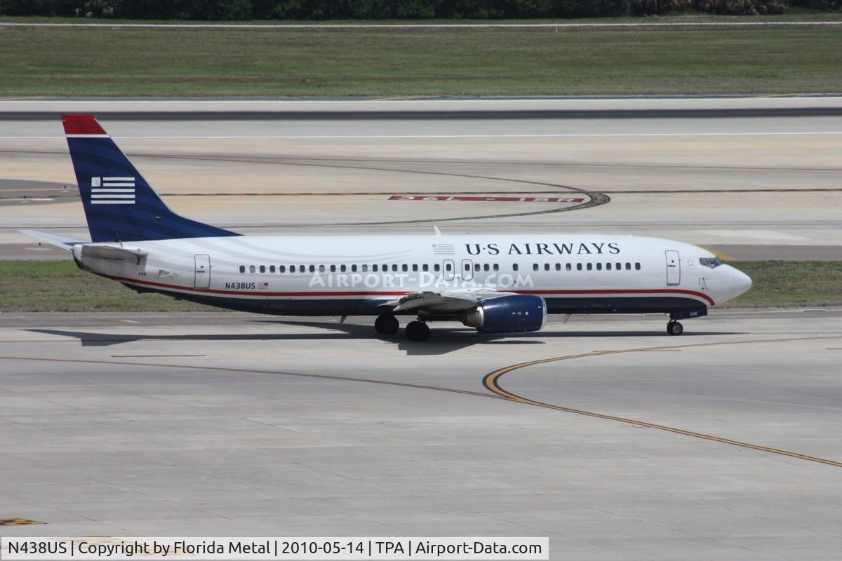 N438US, 1990 Boeing 737-4B7 C/N 24560, US Airways 737-400