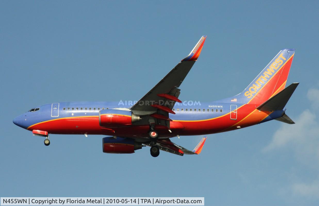 N455WN, 2004 Boeing 737-7H4 C/N 32462, Southwest 737