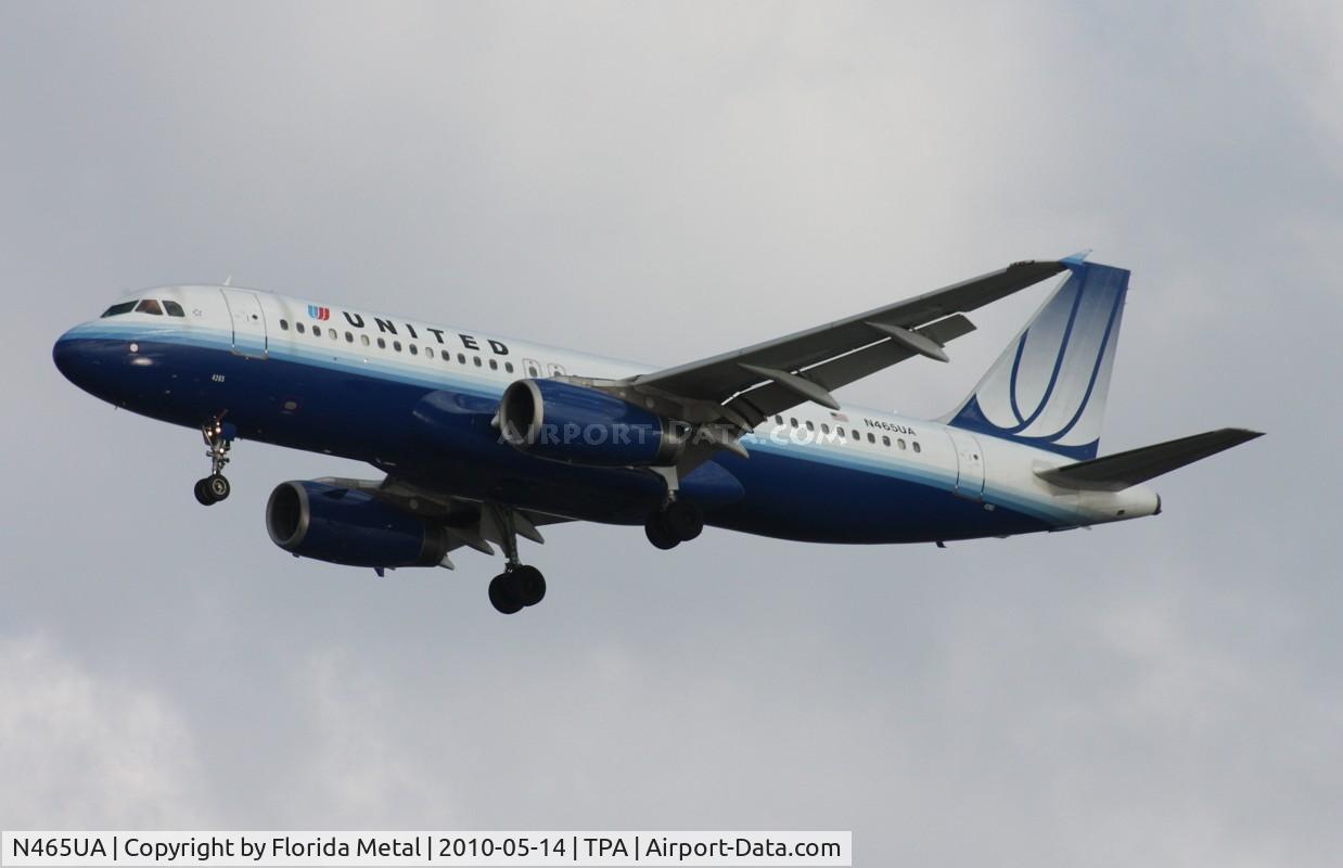 N465UA, 2000 Airbus A320-232 C/N 1341, United A320
