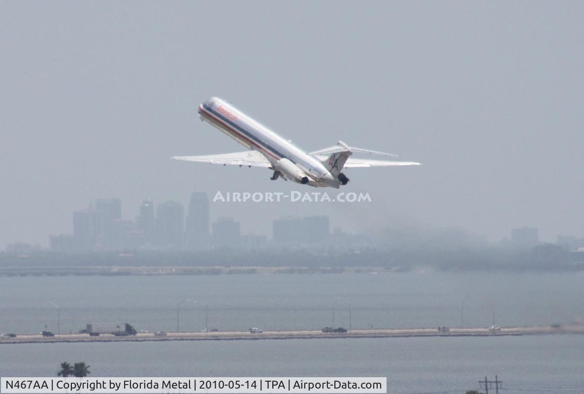 N467AA, 1988 McDonnell Douglas MD-82 (DC-9-82) C/N 49597, American MD-82