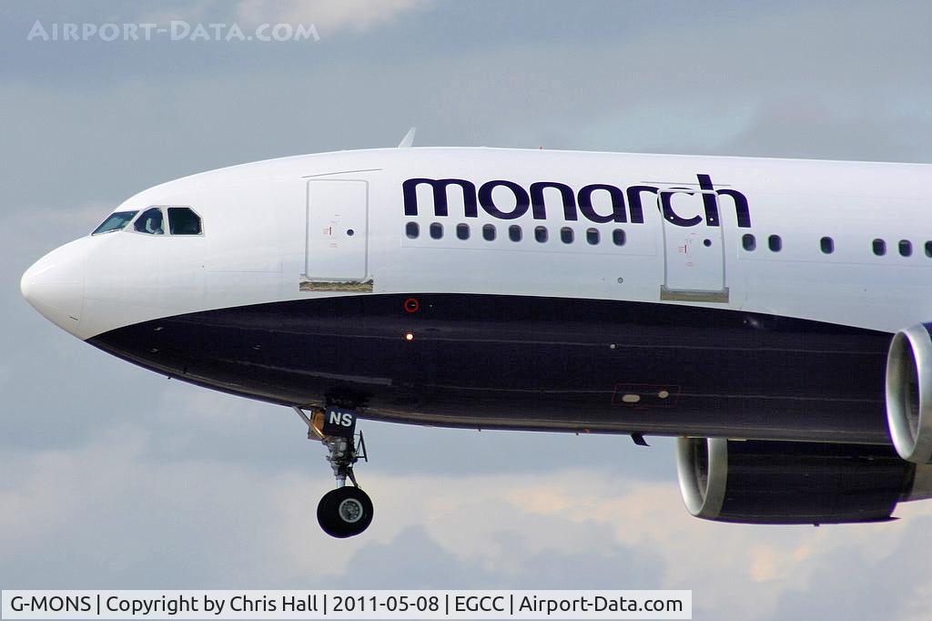 G-MONS, 1989 Airbus A300B4-605R C/N 556, Monarch