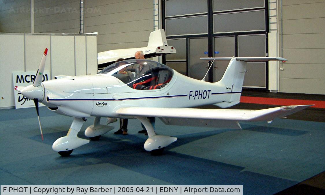F-PHOT, Dyn'Aero MCR-01 C/N 103, Dyn Aero MCR-01 Club [172] Friedrichshafen~D 21/04/2005. Rebuild of 103 given new c/n.