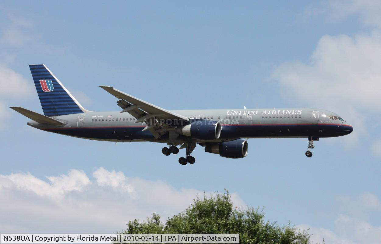 N538UA, 1991 Boeing 757-222(SF) C/N 25222, United 757