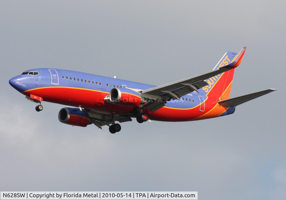 N628SW, 1996 Boeing 737-3H4 C/N 27703, Southwest 737