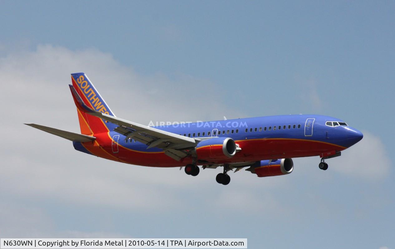 N630WN, 1996 Boeing 737-3H4 C/N 27705, Southwest 737