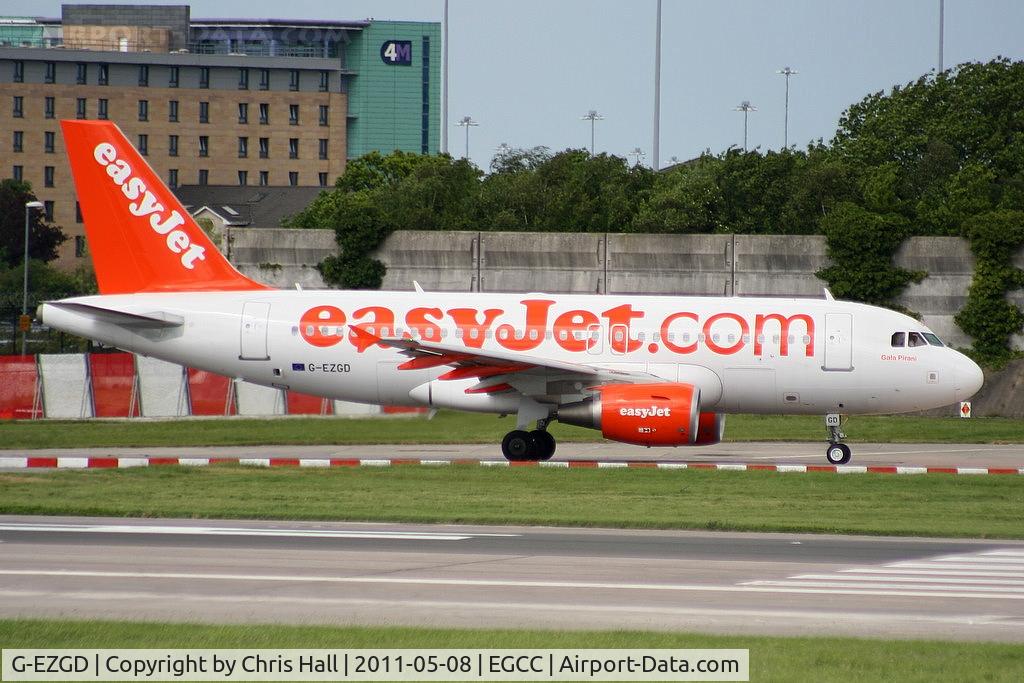 G-EZGD, 2010 Airbus A319-111 C/N 4451, easyJet