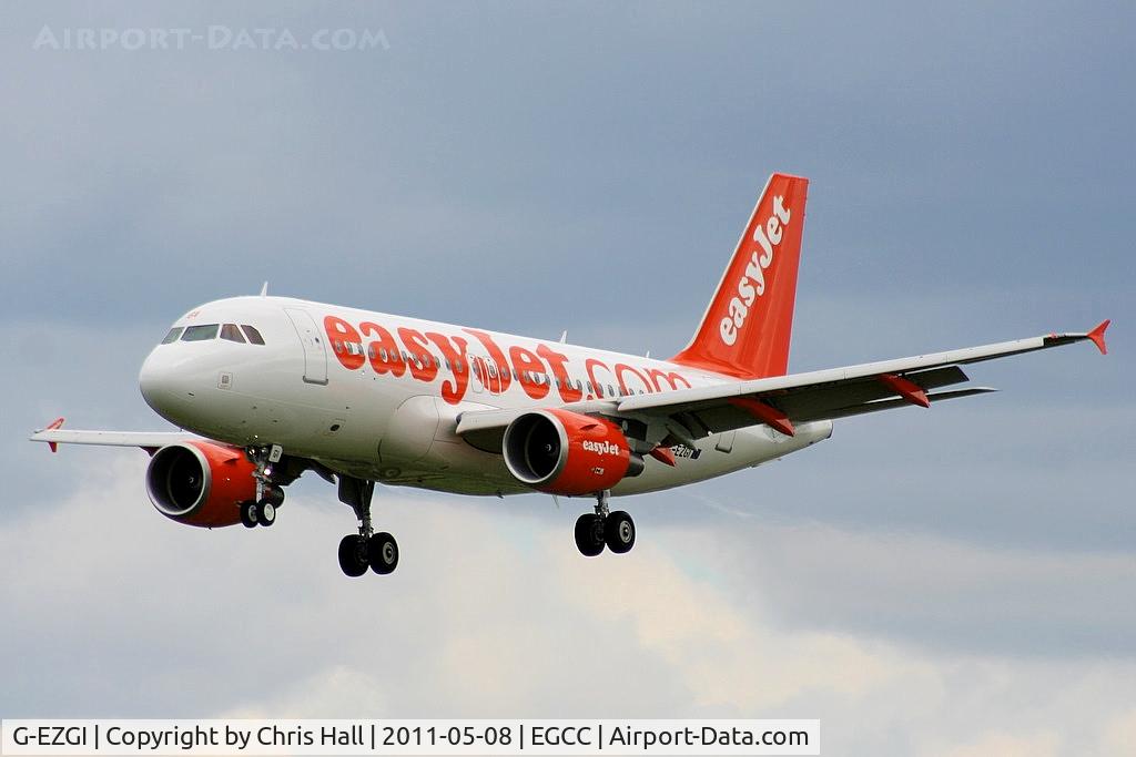 G-EZGI, 2011 Airbus A319-111 C/N 4693, easyJet