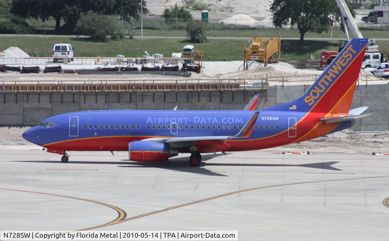 N728SW, 1999 Boeing 737-7H4 C/N 27860, Southwest 737