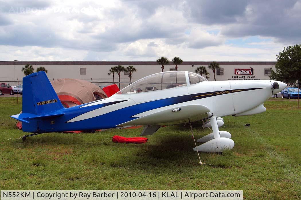 N552KM, 2004 Vans RV-8 C/N 81552, Van's RV-8 [81552] Lakeland-Linder~N 16/04/2010