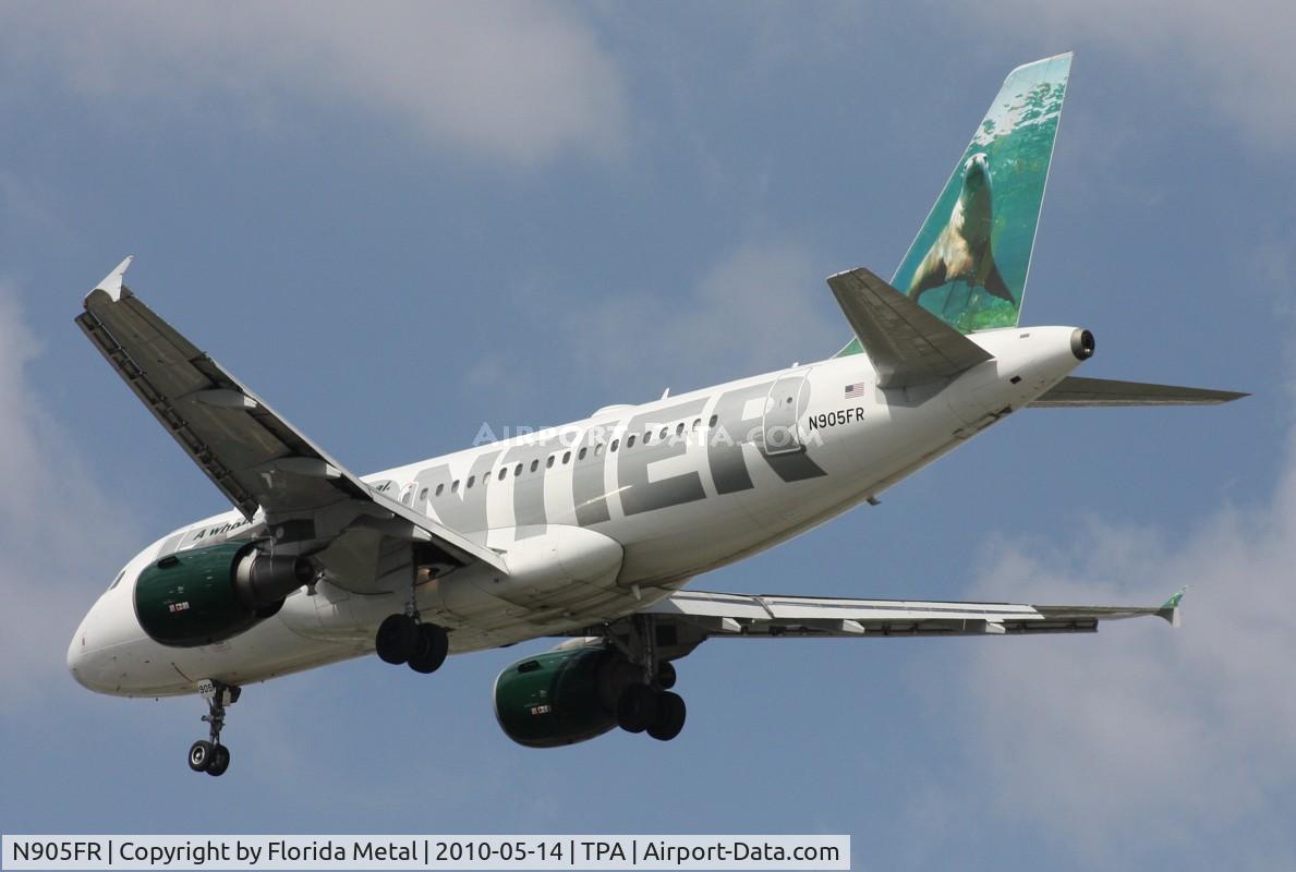 N905FR, 2001 Airbus A319-111 C/N 1583, Sherman the Seal