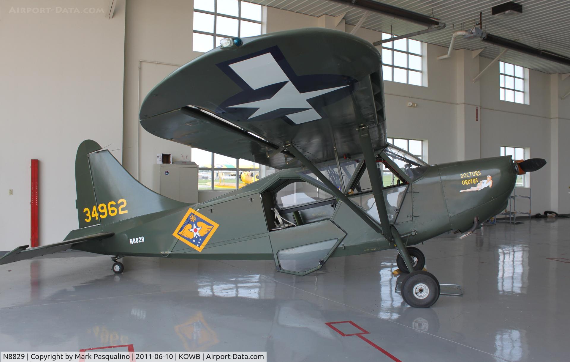 N8829, 1945 Stinson L-5G Sentinel C/N CSL5G-1, Stinson L-5G
