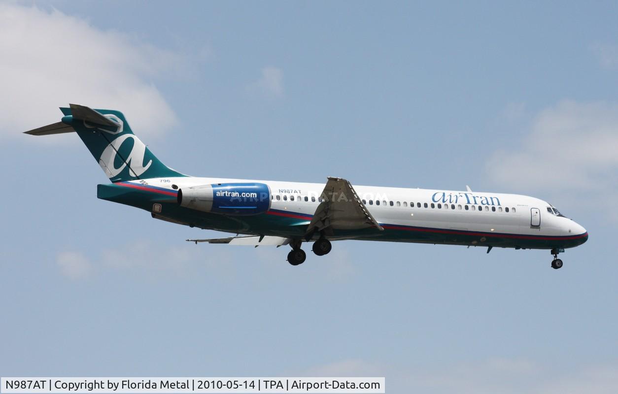 N987AT, 2001 Boeing 717-200 C/N 55088, Air Tran 717