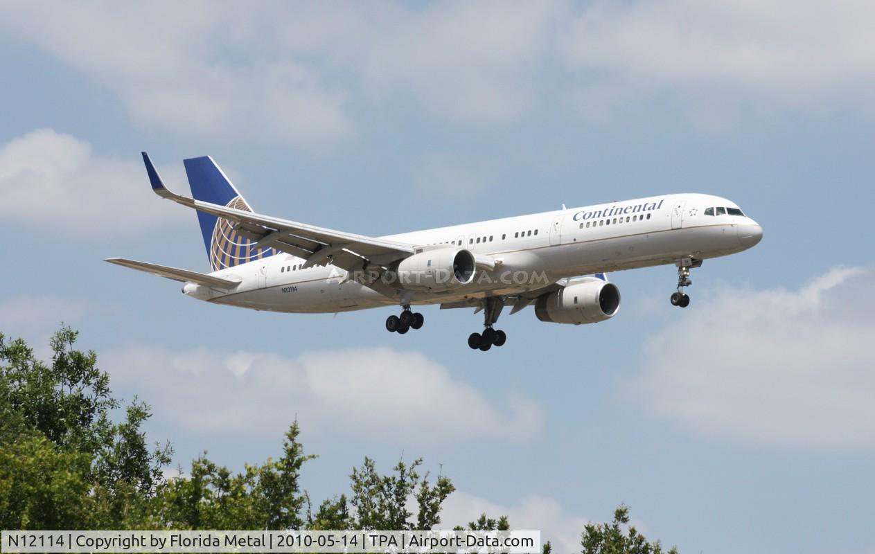 N12114, 1995 Boeing 757-224 C/N 27556, Continental 757