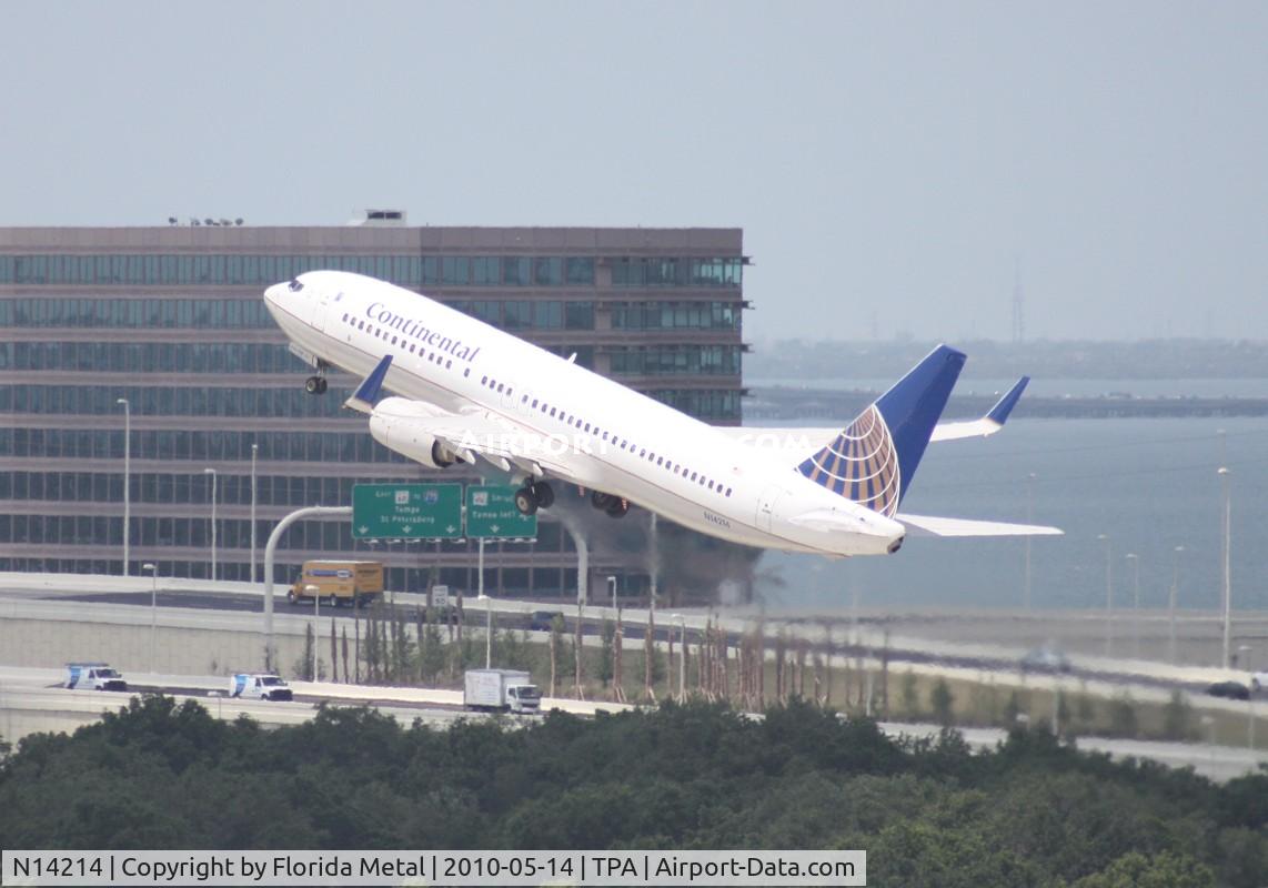N14214, 1998 Boeing 737-824 C/N 28774, Continental 737