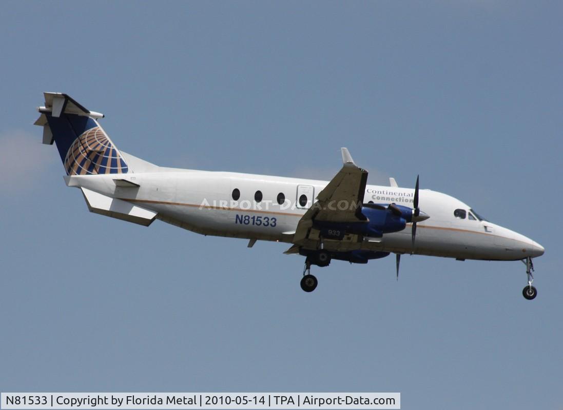 N81533, 1995 Beech 1900D C/N UE-137, Continental Connection B1900D
