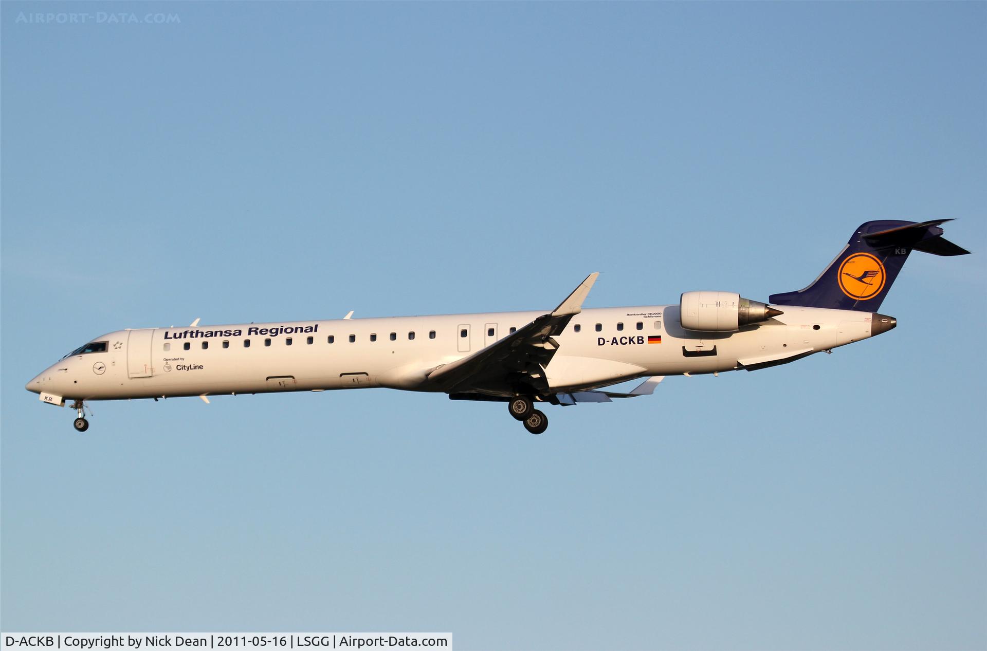 D-ACKB, 2006 Bombardier CRJ-900LR (CL-600-2D24) C/N 15073, LSGG/GVA