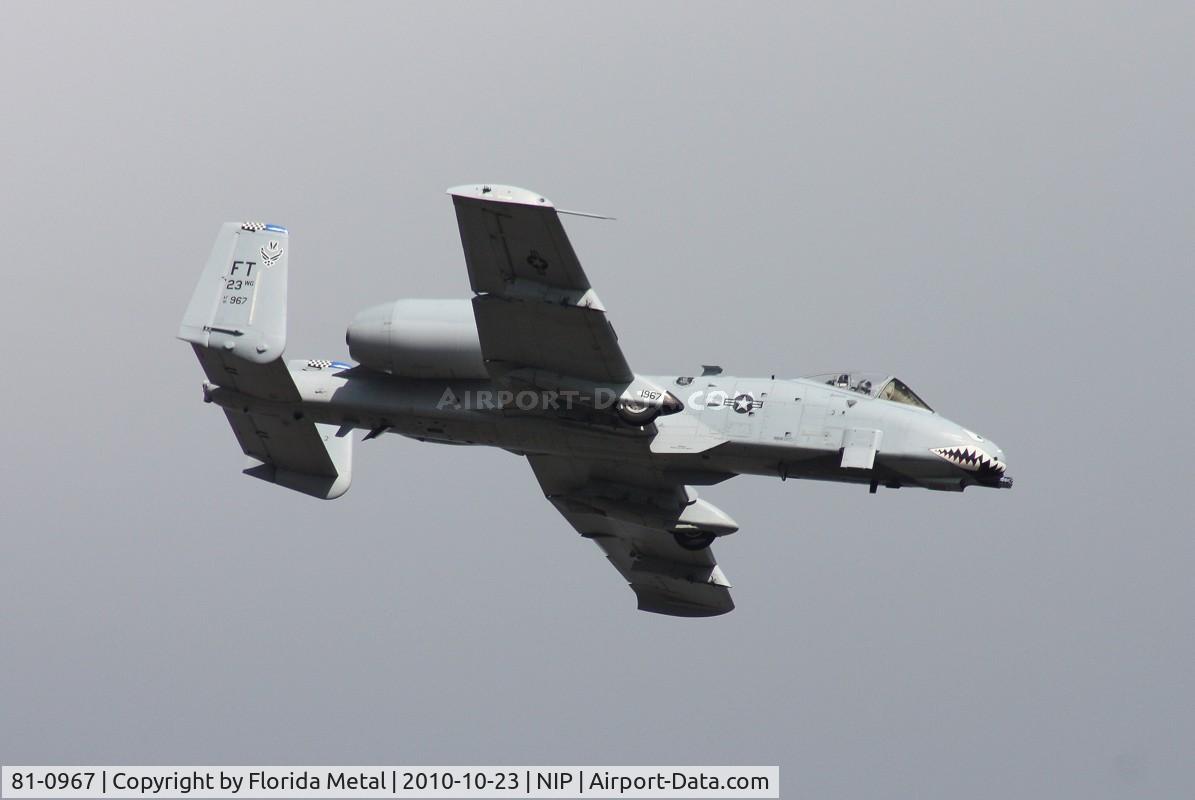 81-0967, 1981 Fairchild Republic A-10C Thunderbolt II C/N A10-0662, Wart hog