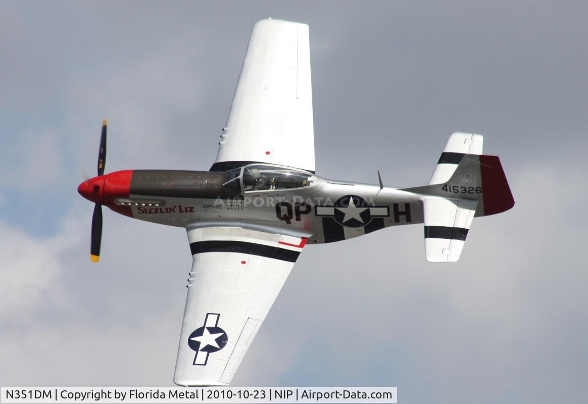 N351DM, 1944 North American P-51D Mustang C/N 122-40998 (44-74458), Sizzlin Liz