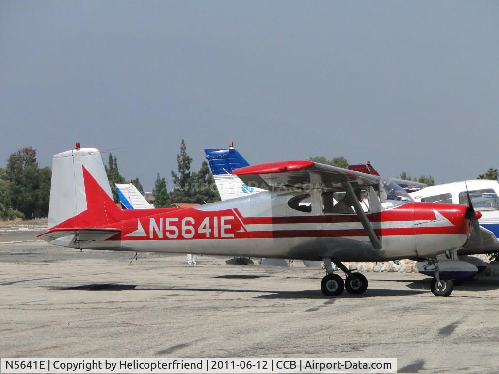 N5641E, 1959 Cessna 150 C/N 17141, Parking north of Maniac Mike's Cafe