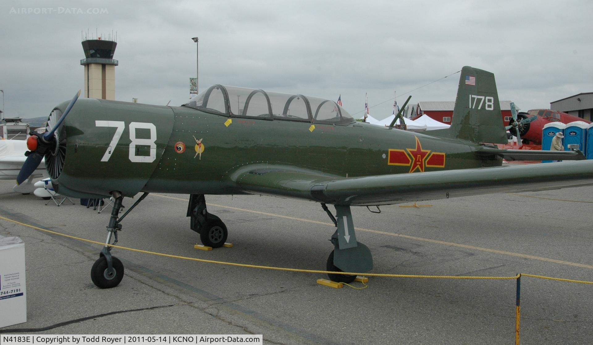 N4183E, 1966 Nanchang CJ-6A C/N 1832039, Chino Airshow 2011