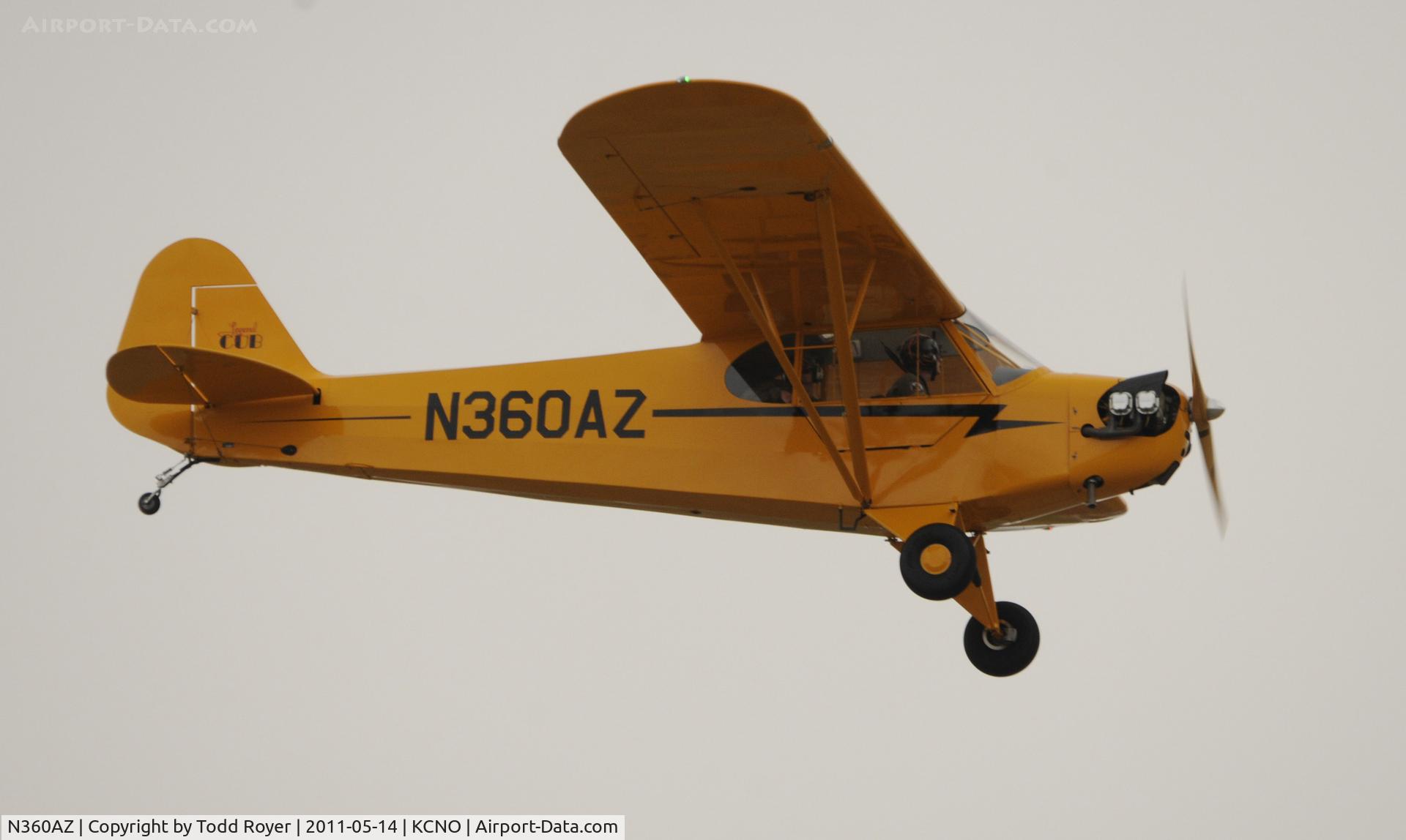 N360AZ, 2008 American Legend AL3 C/N AL-1122, Flyby at Chino