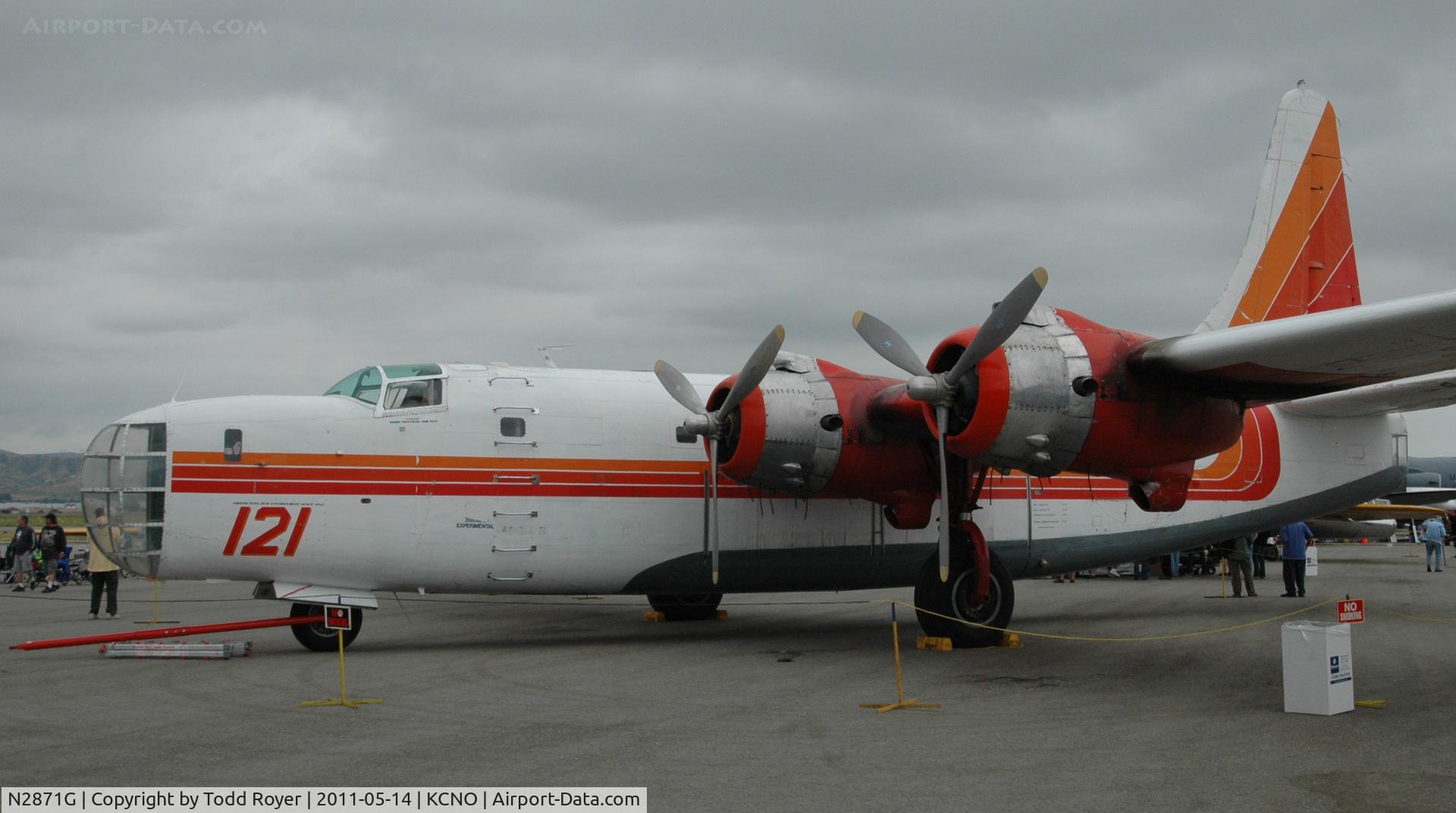 N2871G, Consolidated Vultee P4Y-2 Privateer C/N 66302, Chino Airshow 2011