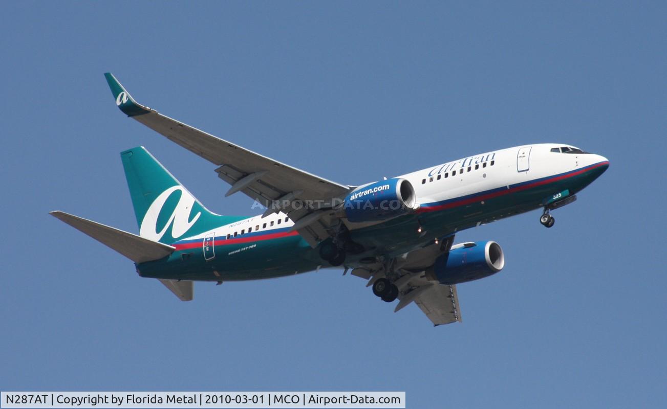 N287AT, 2006 Boeing 737-76N C/N 32671, Air Tran 737