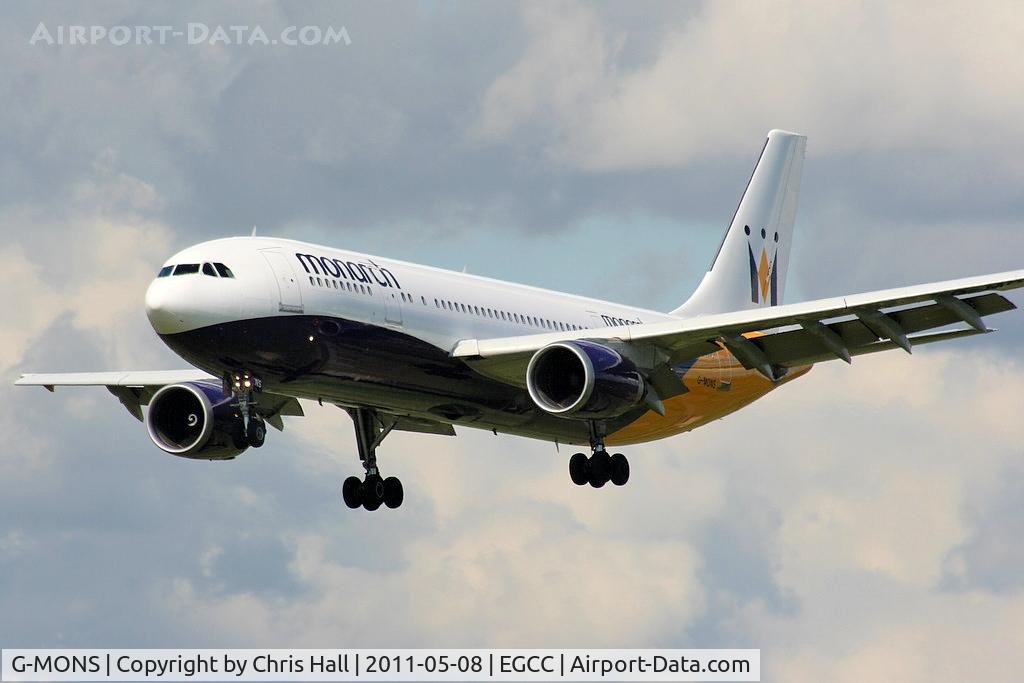 G-MONS, 1989 Airbus A300B4-605R C/N 556, Monarch