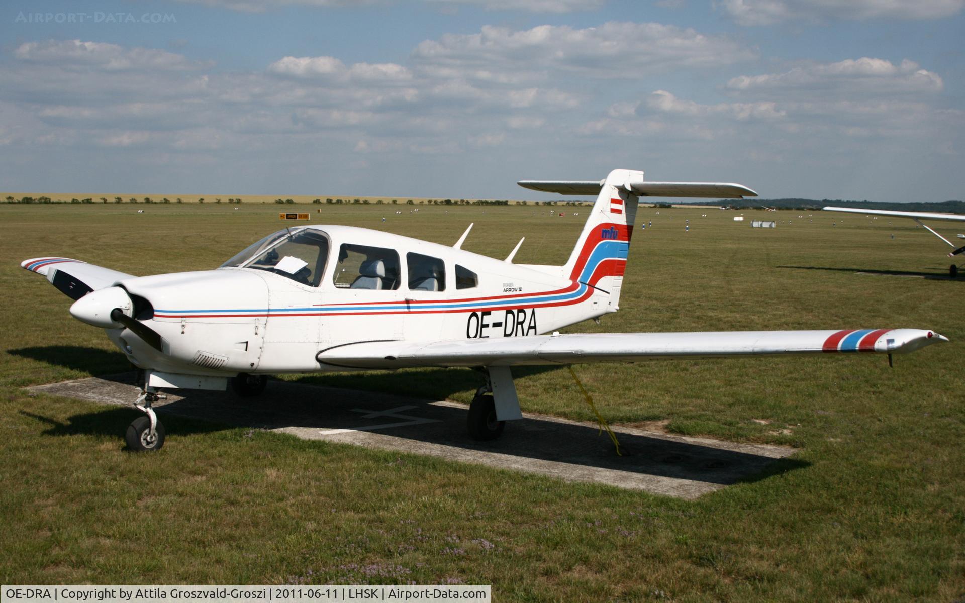OE-DRA, Piper PA-28RT-201 Arrow IV C/N 28R-7918235, Siofok-Kiliti Airport, Hungary - Visitor