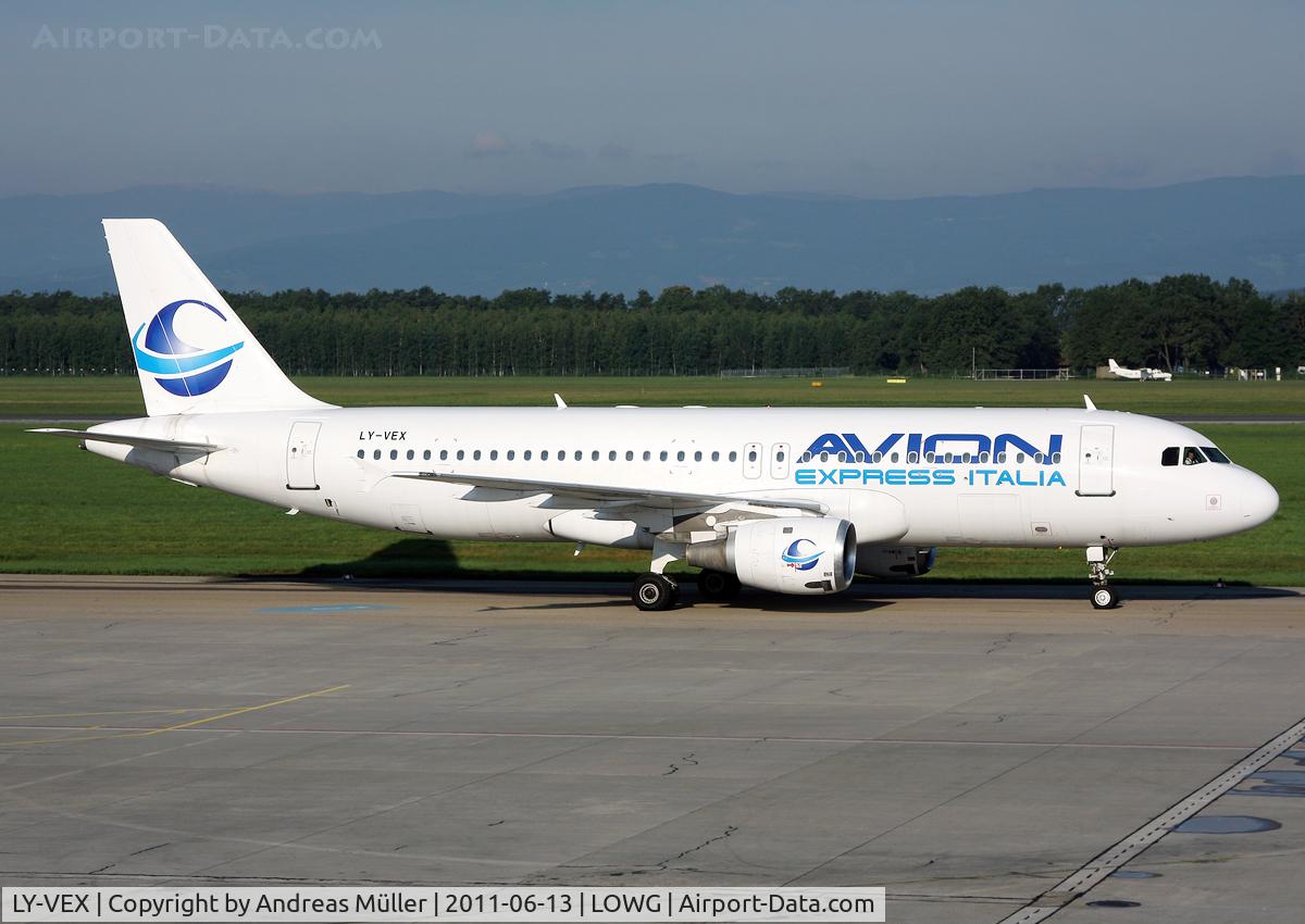 LY-VEX, 1992 Airbus A320-212 C/N 0375, Charter to Kos.