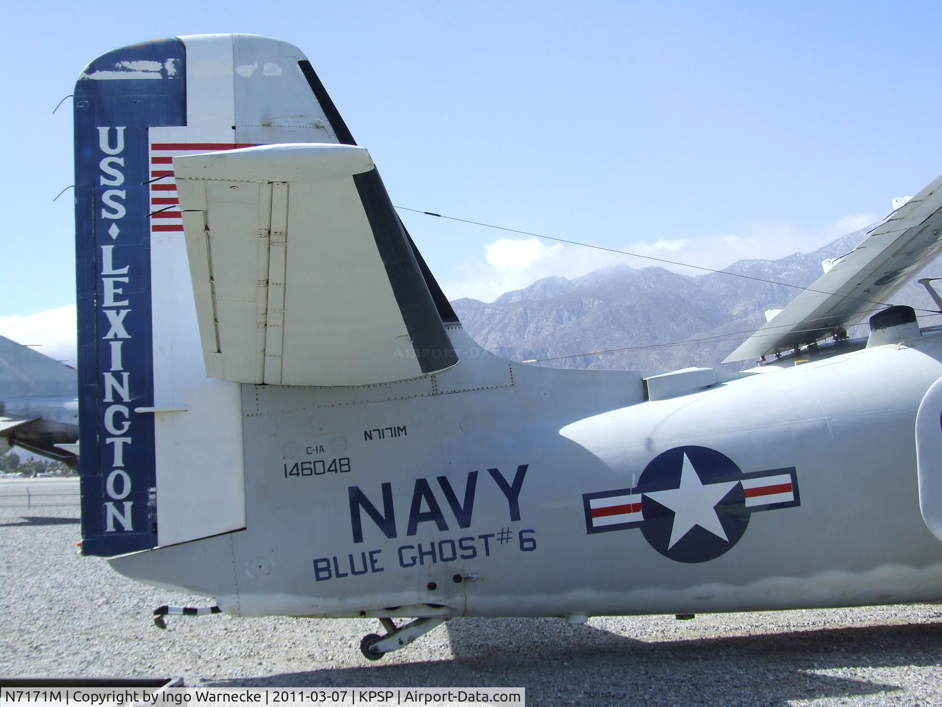 N7171M, Grumman C-1A Trader C/N G-96-78, Grumman C-1A Trader at the Palm Springs Air Museum, Palm Springs CA