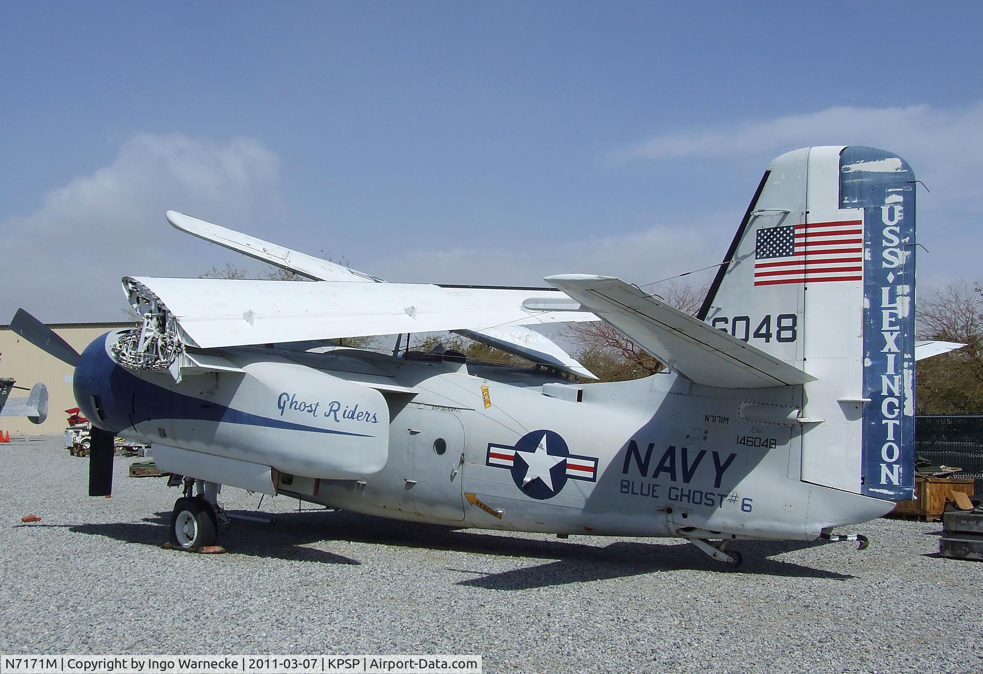 N7171M, Grumman C-1A Trader C/N G-96-78, Grumman C-1A Trader at the Palm Springs Air Museum, Palm Springs CA