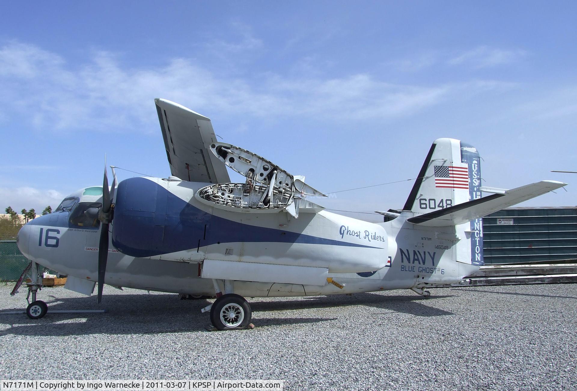 N7171M, Grumman C-1A Trader C/N G-96-78, Grumman C-1A Trader at the Palm Springs Air Museum, Palm Springs CA