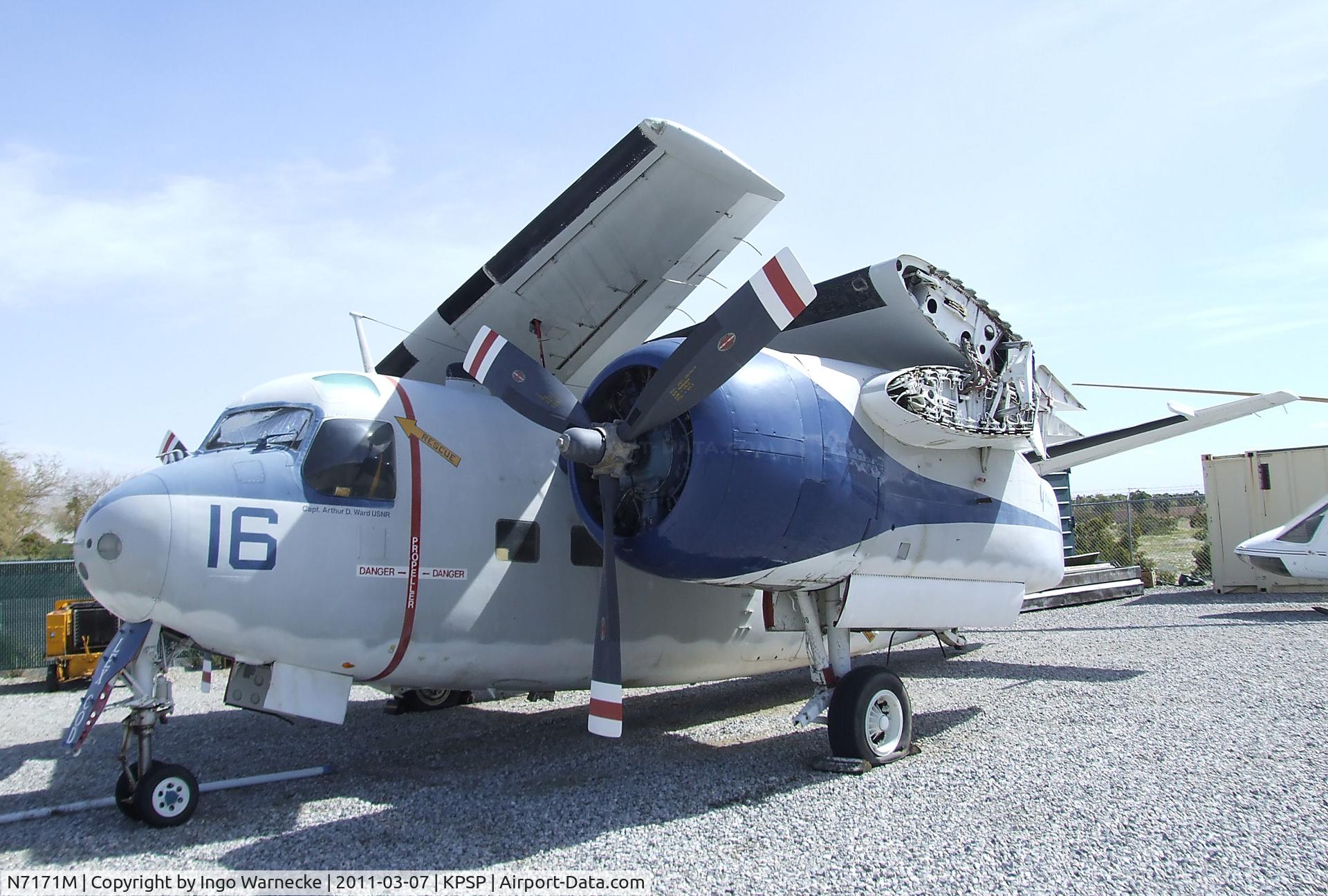 N7171M, Grumman C-1A Trader C/N G-96-78, Grumman C-1A Trader at the Palm Springs Air Museum, Palm Springs CA
